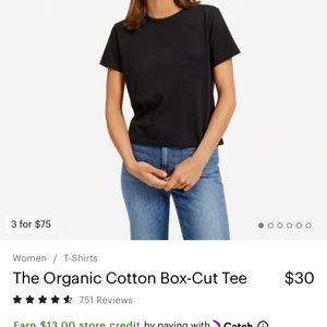 2 Everlane Boxy Tee Shirts